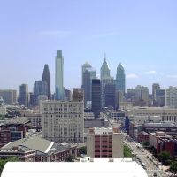 Philadelphia Center City skyline, looking from West Philadelphia, Белмонт