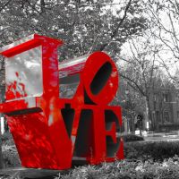 Love statue at UPenn, Белмонт
