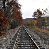 Railway running from Scranton, PA, Данмор