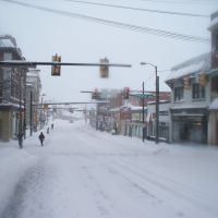Snow cover West Liberty Avenue, Дормонт