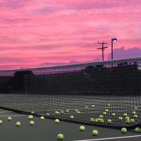 Tennis Sunset, Маунт-Гретна