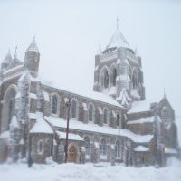 Saint Bernards Church in blizzard, Маунт-Лебанон
