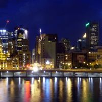 Night view of the downtown Pittsburgh from Station Square, Маунт-Оливер
