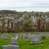 Looking over St Cecilia Cemetery,  Coatesville, PA, Модена