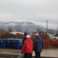 View of cloud-surrounded Mount Nittany, Стейт-Колледж