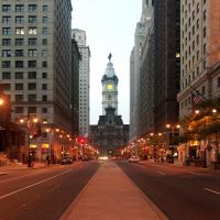 Philadelphia - Usa - South Broad Street and the City Hall, Филадельфия
