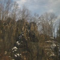 Juniata Cliffs from Amtrak, Хантингдон