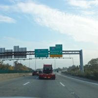 Heading north to Philadelphia on the I-95, Честер