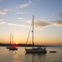 Sunset at Dutch Harbor, RI, Варвик
