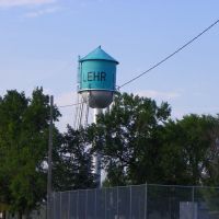 Lehr Water Tower, Logan County, North Dakota, Лер