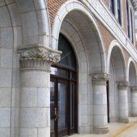 Arched Doors, Central Fire Station, Greensboro, NC, Гринсборо