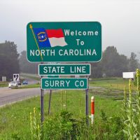 USA - NC - Blue Ridge Parkway - good bye Virginia / welcome North Carolina, Кулими