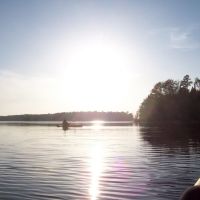 Sunset paddle on Mountain Island Lake, Хантерсвилл