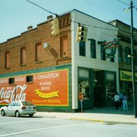 The Apothecary Shop and Coca Cola Sign at Hendersonville, NC, Хендерсонвилл