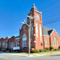 NORTH CAROLINA: ELIZABETH CITY: Blackwell Memorial Baptist Church, 700 North Road Street (U.S. Route 17), Элизабет-Сити