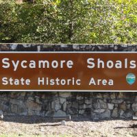Welcome Sign, Sycamore Shoals State Historic Area, Elizabethton, TN, Билтмор