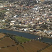 Clarksville, Tennessee - Downtown Aerial View, Кларксвилл