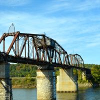 Railroad bridge over Cumberland River, Кларксвилл