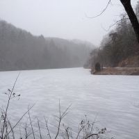 Steele Creek frozen over, Кросс Плаинс