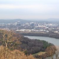 Downtown Chattanooga from Lookout Mountain, Лукоут Моунтаин