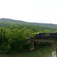 Locomotive au-dessus de Lookout Creek, Лукоут Моунтаин
