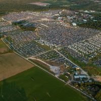 Bonnaroo Music Festival Aerial Photo, Манчестер