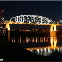 Shelby Street Bridge at Night, Нашвилл