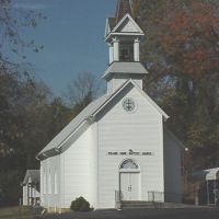 An Autumn View of Island Home Baptist Church, Норрис