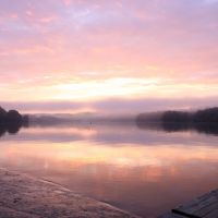 Dawn  on the Clinch River, Edgemoor, TN, Саут-Клинтон