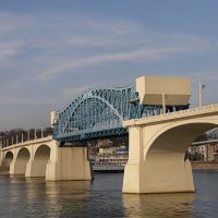 John Ross Bridge across the Tennessee River, Чаттануга