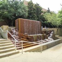 UTA School of Architecture Water Fountain, Arlington, Texas, Арлингтон