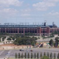 Rangers Ballpark, seen from New Cowboys Stadium, Arlington, TX, Арлингтон
