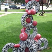 Mosaic Sculpture, UNT, Denton, TX., Дентон