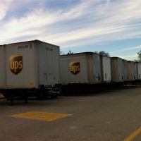 UPS Trucks, Denton, TX, Дентон