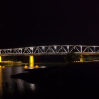 South Llano River Bridge Night Photo, Джанкшин