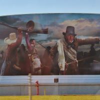 Mural of San Jacinto Battle, Houston, Texas, Дир-Парк