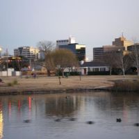 downtown Midland from the duck pond, Мидленд