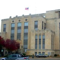 Palacio de Justicia del Condado Travis en Otoño, Остин