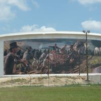 Mural on storage tanks, Пасадена