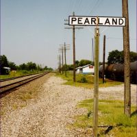 Pearland (near Houston, TX), site of former railroad station, Пирленд