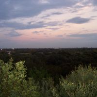 Sunset from the bluff at O.P. Schnabel Park, Пирсалл