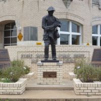 Statue of Fireman, Fort Worth, Tx., Форт-Уэрт