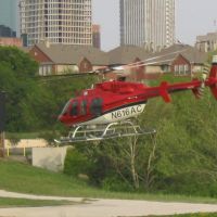 Helicopter_in_Downtown_Ft_Worth, Форт-Уэрт