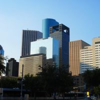Summer afternoon, Downtown Houston, Хьюстон