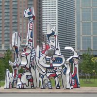 Sculpture in downtown Houston, Хьюстон