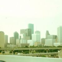Edificios centro de Houston desde la autopista, Хьюстон