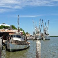 Shrimp and Fishing Boats in Apalachicola, Апалачикола
