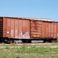 South Central Florida Express Railroad Box Car No. 3838 at Clewiston, FL, Гарлем