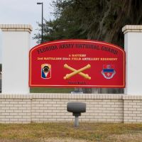 Sign - A Battery, 2nd Battalion, 116th Field Artillery Regiment, Florida Army National Guard, Bartow, FL, Гордонвилл