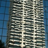 Reflection of Riverplace Tower, Downtown Jacksonville, Джексонвилл